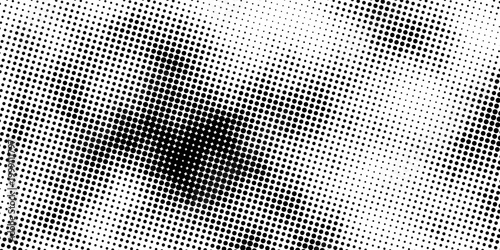 WebGrunge halftone gradient background. Faded grit noise texture. White and black sand wallpaper. Retro pixelated backdrop. Anime or manga style comic overlay. Vector graphic design textured template