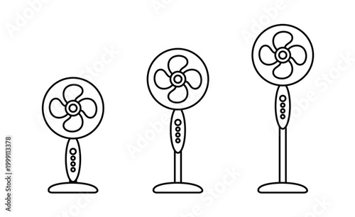 electric ventilator fan icon