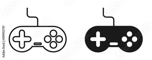 video game controller joystick icon