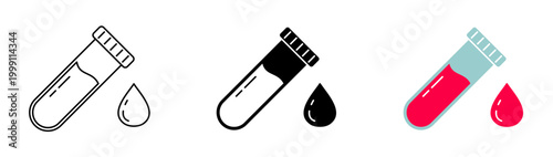 blood sample test icon