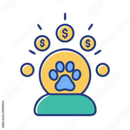 Dog paw fortune telling for pet businesses and investments