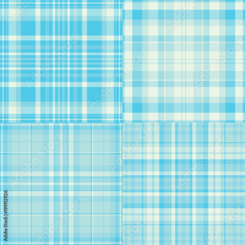 Plaid collection optimized for summer interiors and decor. The pack works for table runners, pillows, throws, and lightweight upholstery. Vector artwork handles production sizes.