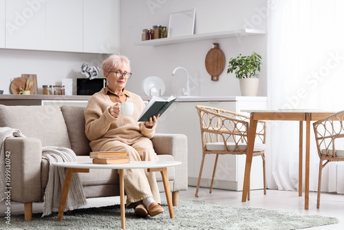 Beautiful senior woman with...