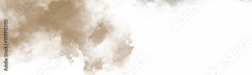 Earthy Brown Watercolor Cloud Texture Background with Ample White Space for Branding and Design Projects