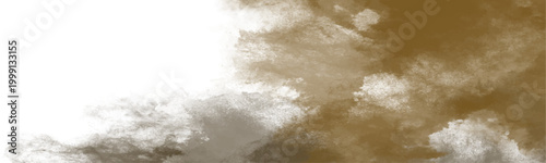 Rich brown and gray watercolor blend with textured details on a white background, creating a warm and organic abstract design element