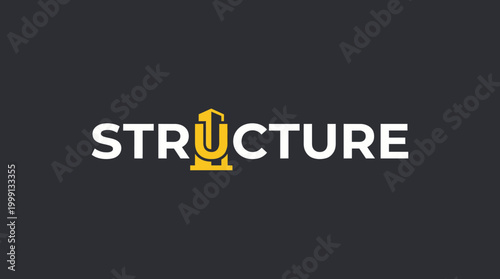 This image showcases a unique structure icon signifying construction and development, ideal for projects related to architecture, engineering, and real estate.