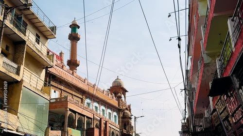 Maine Bazaar Delhi during the day 