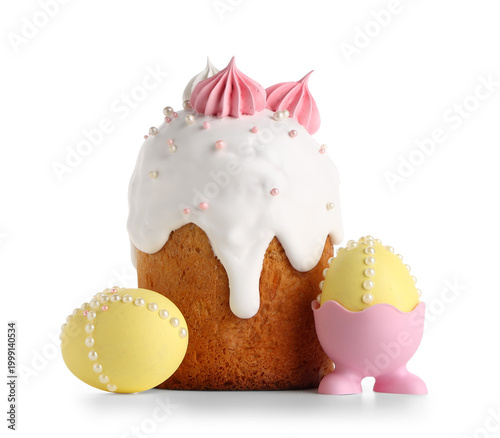 Sweet Easter cake with meri...