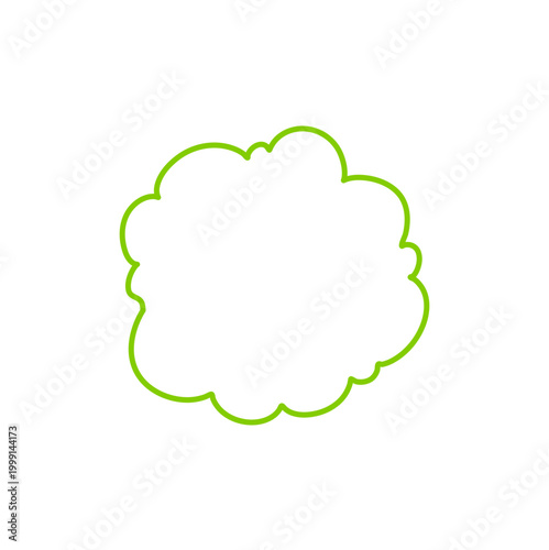 Smelly smoke outline style. Green poison clouds, toxic gas bubbles, cartoon bad stink, unpleasant smell vapour effect. Vector illustration.
