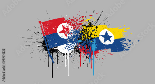 North Korean and Panamanian flags combined.