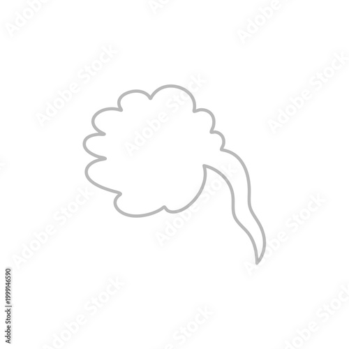 Hand drawn doodle steam clouds vector illustration