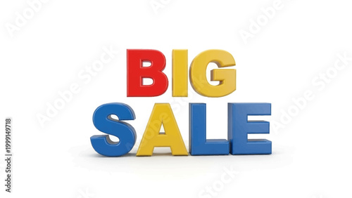 Big Sale 3D Letters