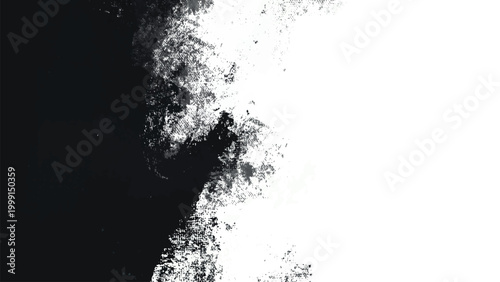 Dynamic ink splash overlay with rough paint textures and transparent space for creative photo manipulation and artistic graphic design projects featuring distressed brush strokes and grunge effects.