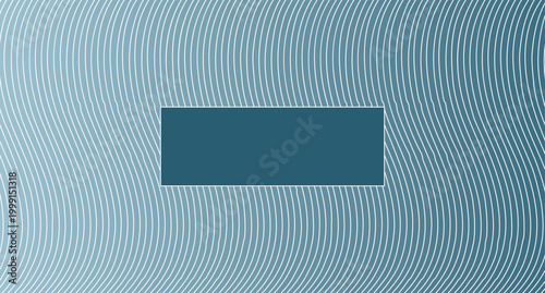A professional blue gradient background featuring delicate white vertical wavy lines. A centered rectangular area is included to allow for easy integration of text or branding.