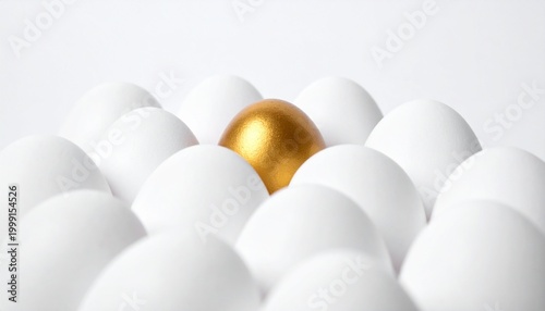 Golden Egg Among White Eggs