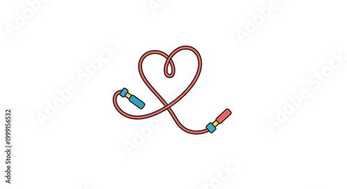 Jumper wires in heart shape.