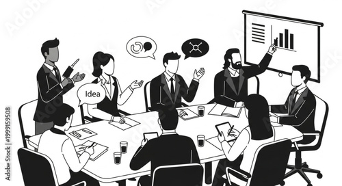 business meeting in the office