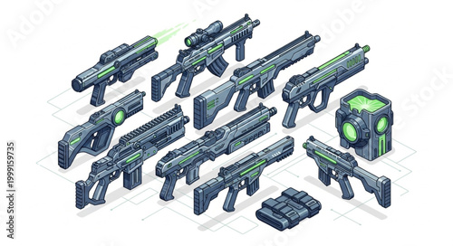 abstract 3d rendered blue transparent cubes