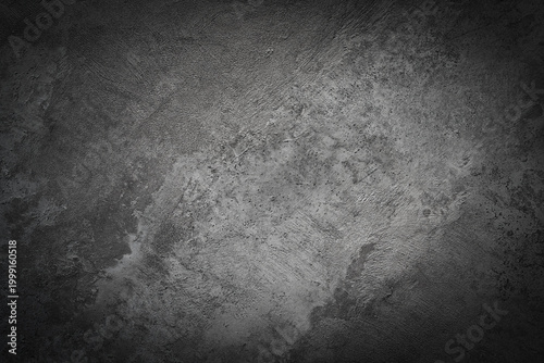 Фотография White concrete wall with vignette texture background
