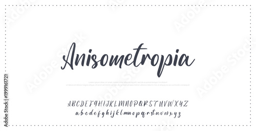 Schilderij op canvas minimal typography banner cursive calligraphy uppercase typeface lettering moder