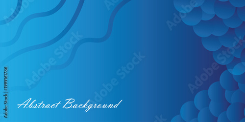 Abstract blue gradient background with subtle text overlay