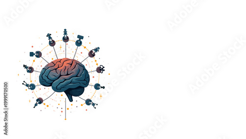 This playful illustration evokes a sense of wonder and the thrill of discovery. Ideal for educational content, science-themed branding, or inspiring i