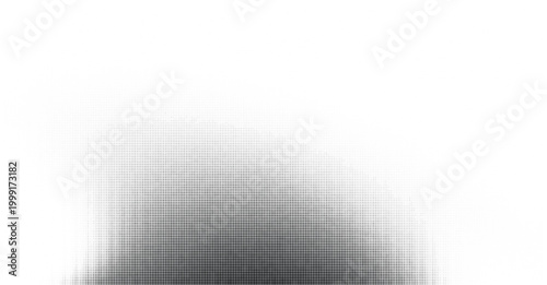 Black and white halftone dot pattern creates a smooth gradient appearance.