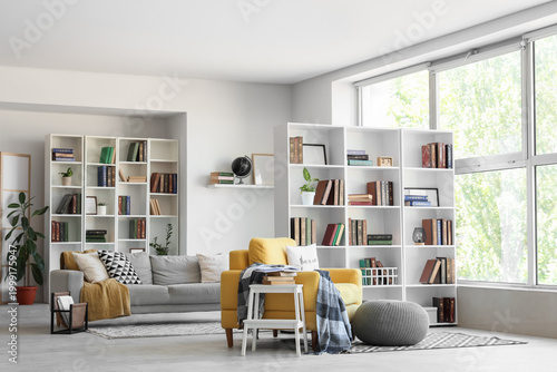 Interior of stylish living ...