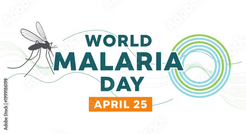 World Malaria Day, malaria awareness, disease prevention, health campaign, vector icon