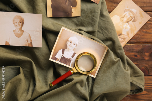 Old photos of relatives wit...