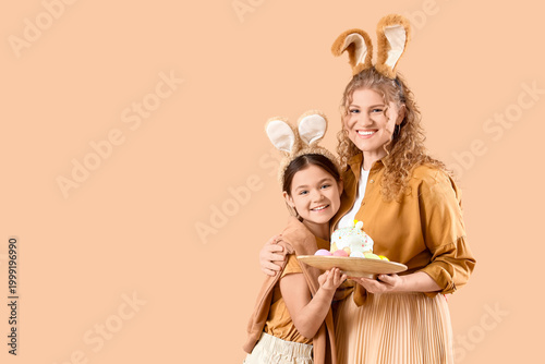 Teenage girl and her mother...