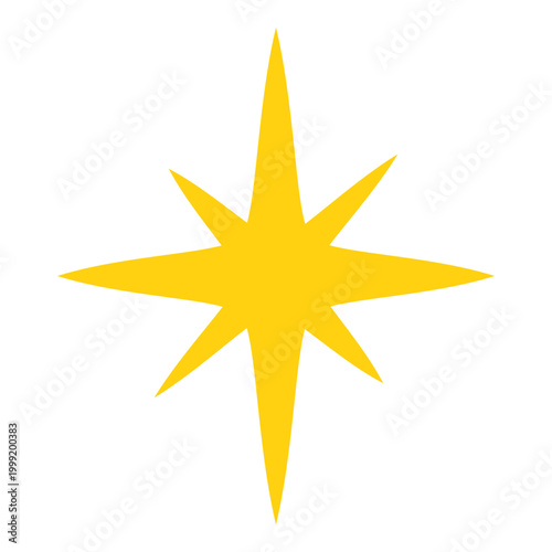 輝く光のイラスト