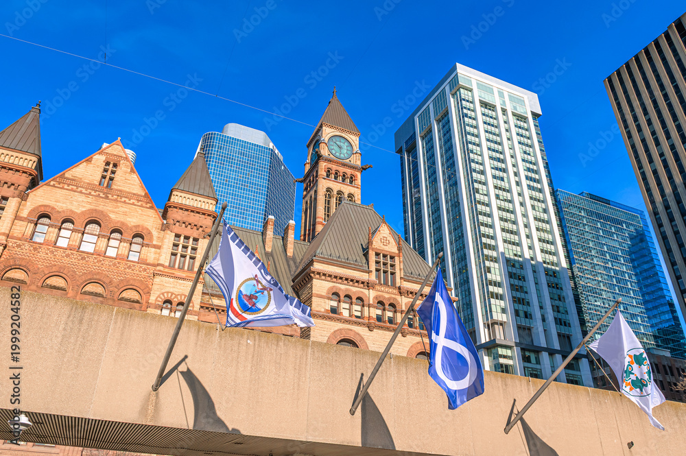 Fototapeta premium Toronto cityscape in the downtown district, Canada