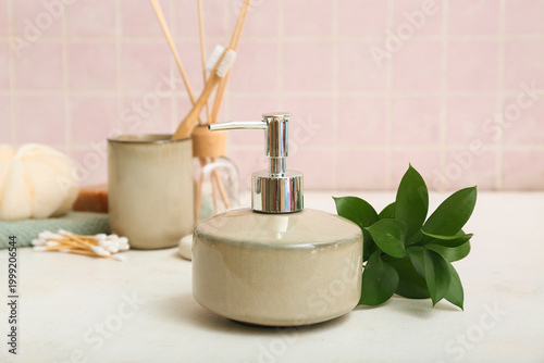 Bottle of cosmetic products...