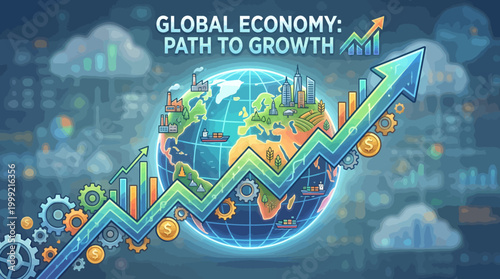 Global Economy Path to Growth.