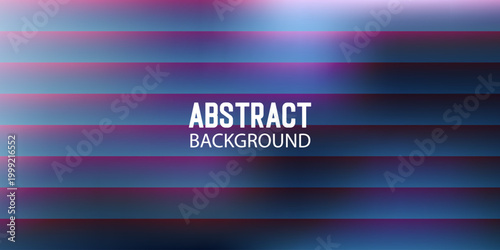 Abstract background vector illustration featuring soft horizontal gradient stripes with deep blue and purple modern artistic color,