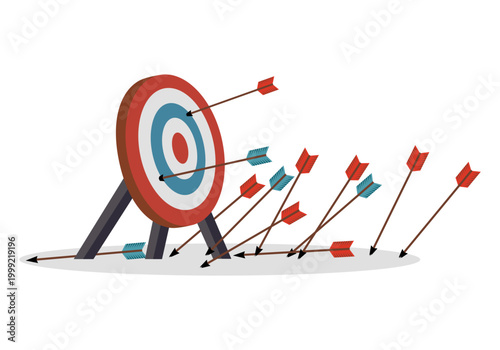 Photos Many arrows missed the target mark