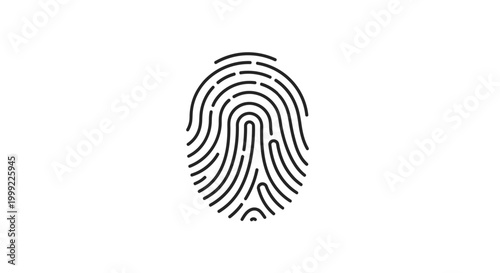 Photos Fingerprint Pattern Closeup Identification Mark.