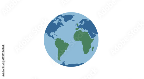 Globe Earth Planet World Map.