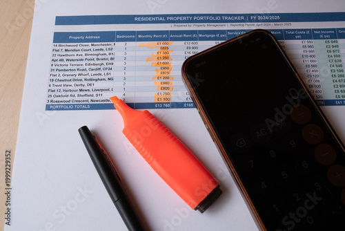 Residential Property Portfolio Tracker Document