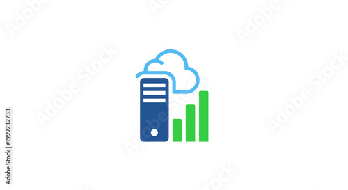 Cloud computing server data storage.