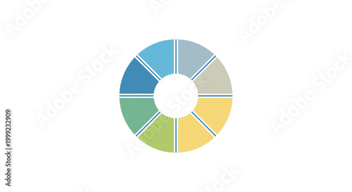 Color wheel with multiple hues.