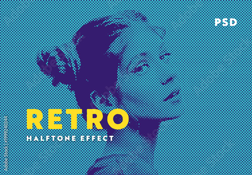 Retro halftone Effect