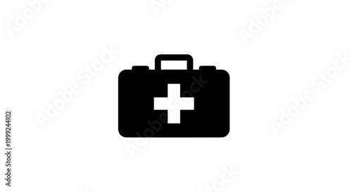 Bild auf Leinwand Medical First Aid Kit Box.