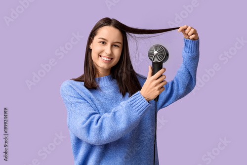 Beautiful young woman with ...