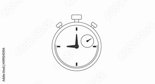 Photos Stopwatch Timer Closeup Illustration.