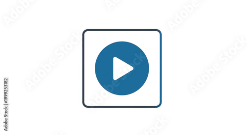 Play button icon on screen.