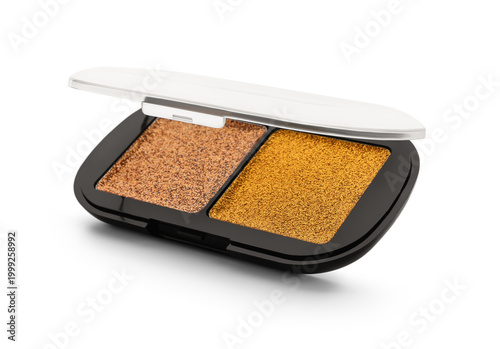 Bright eyeshadows on white ...