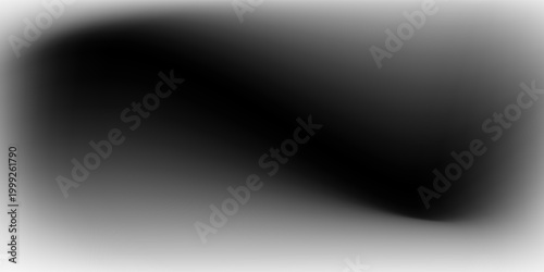 Abstract black and white gradient background with soft blur and smooth shadow transition, minimal modern vector design for elegant digital, print, and creative use