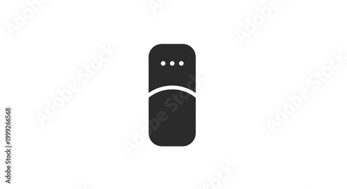 Black Remote Control Device Closeup.